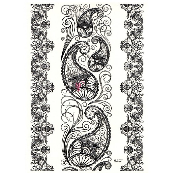 Tatuaje temporare pentru corp HENNA HLC027